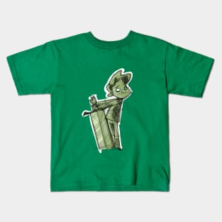 Young swordsman Kids T-Shirt